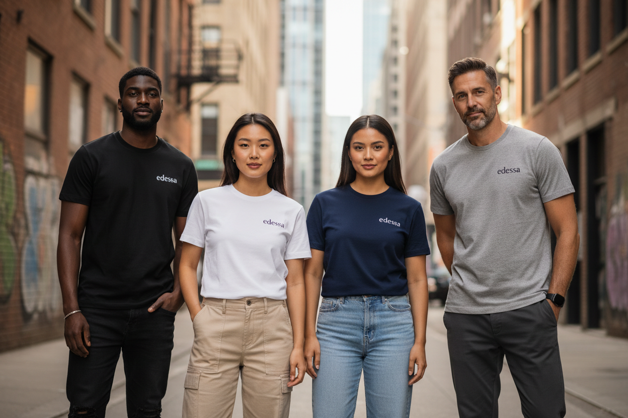 4 Models – Weiß, Schwarz, Marine, Sport Grey