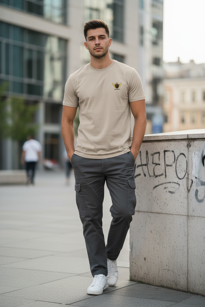 EDESSA Classic T-Shirt Sand – Mann