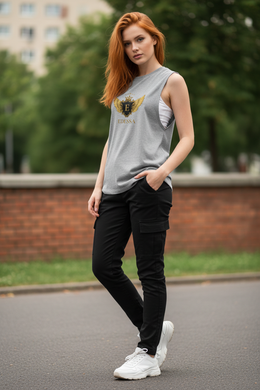 Muskel-Shirt Grau