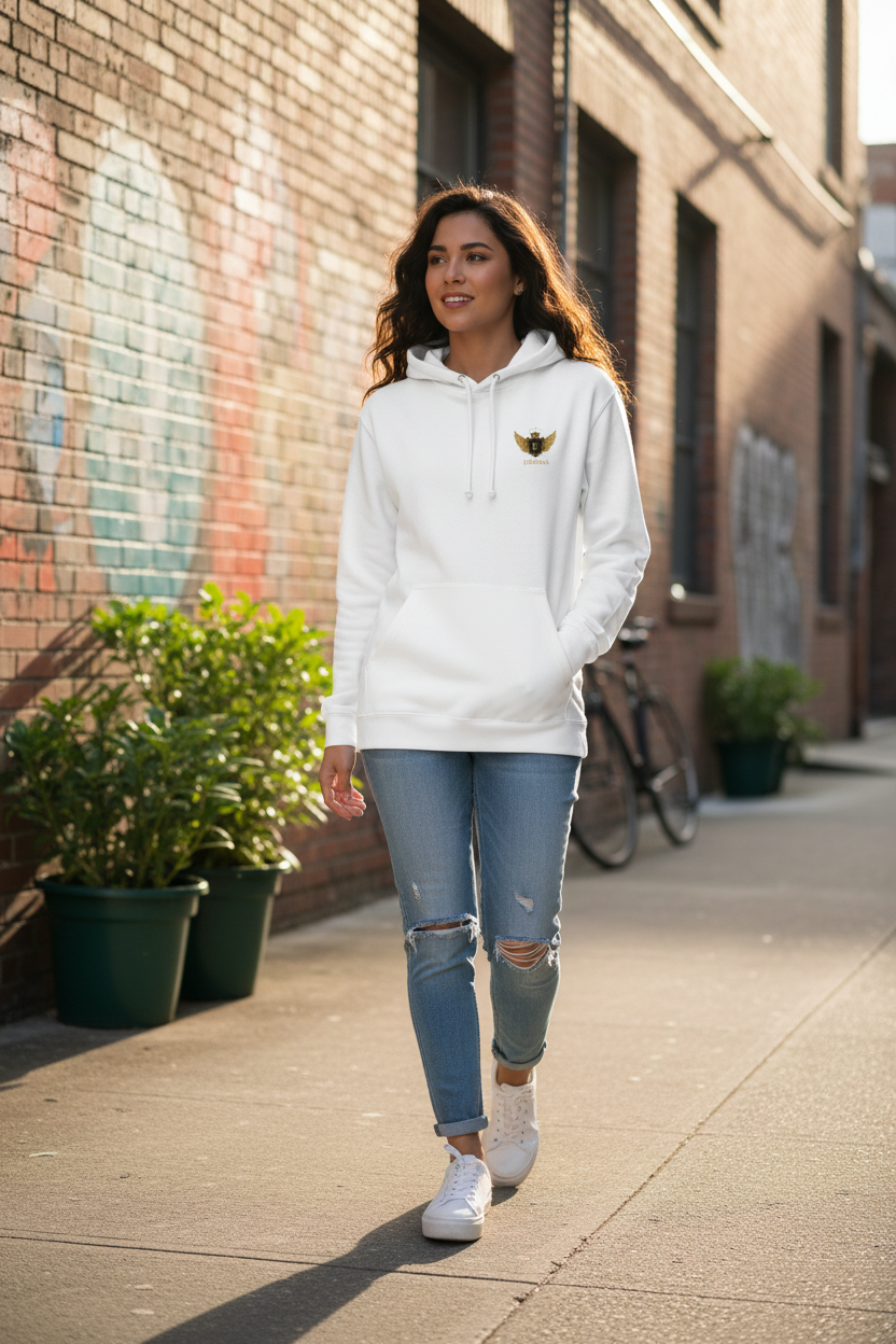 Premium Unisex Hoodie – Frau Outdoor