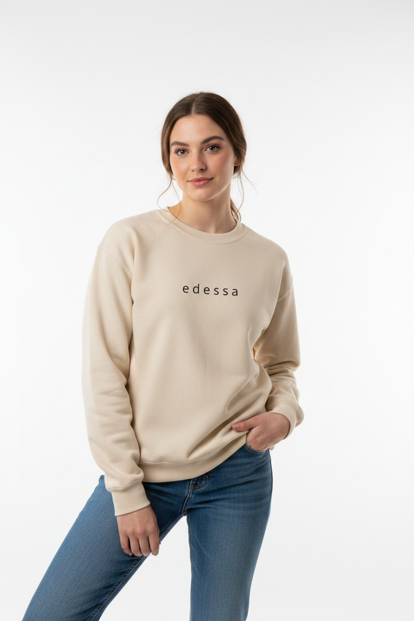 Sweatshirt Ivory Frau