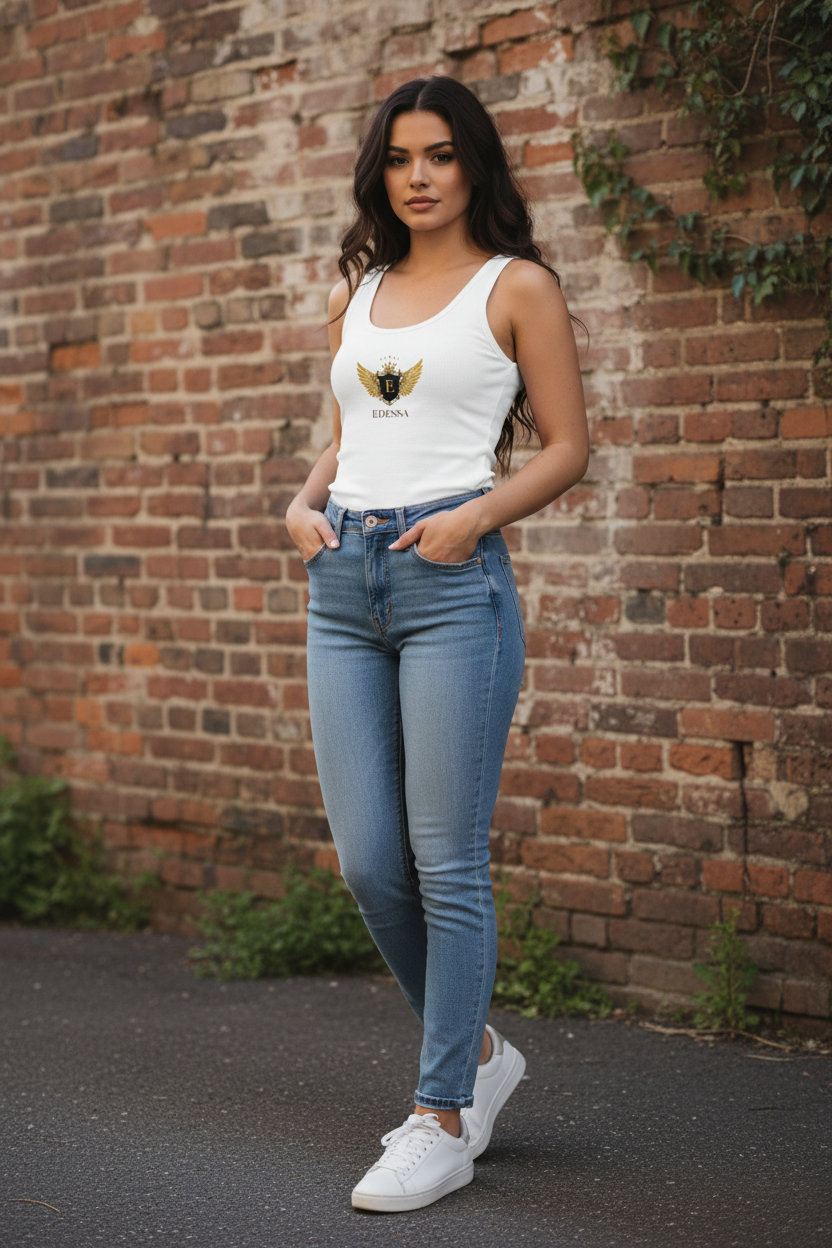 Tank-Top Weiß