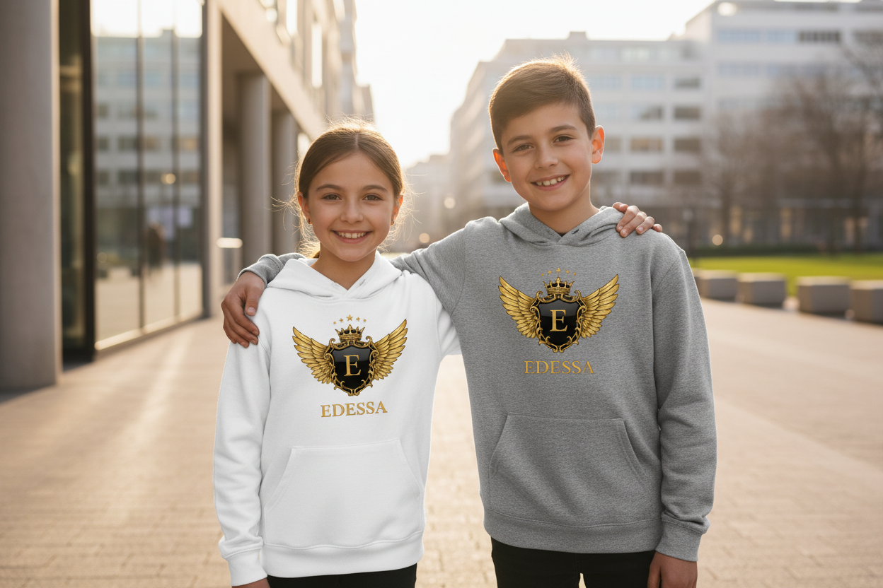 Zweier Kinder EDESSA Hoodie